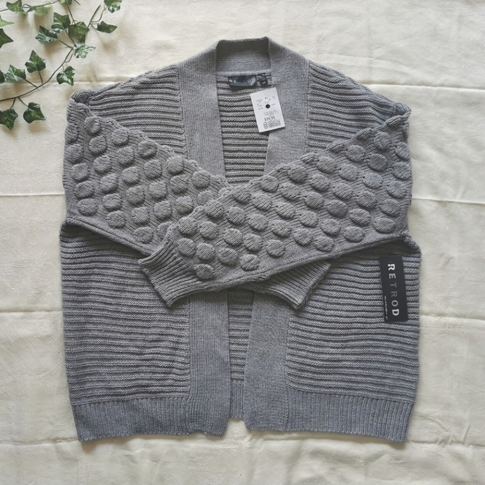 Retrod grey cardigan.